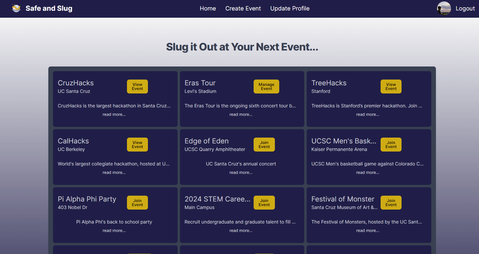 Safe And Slug - Project screenshot